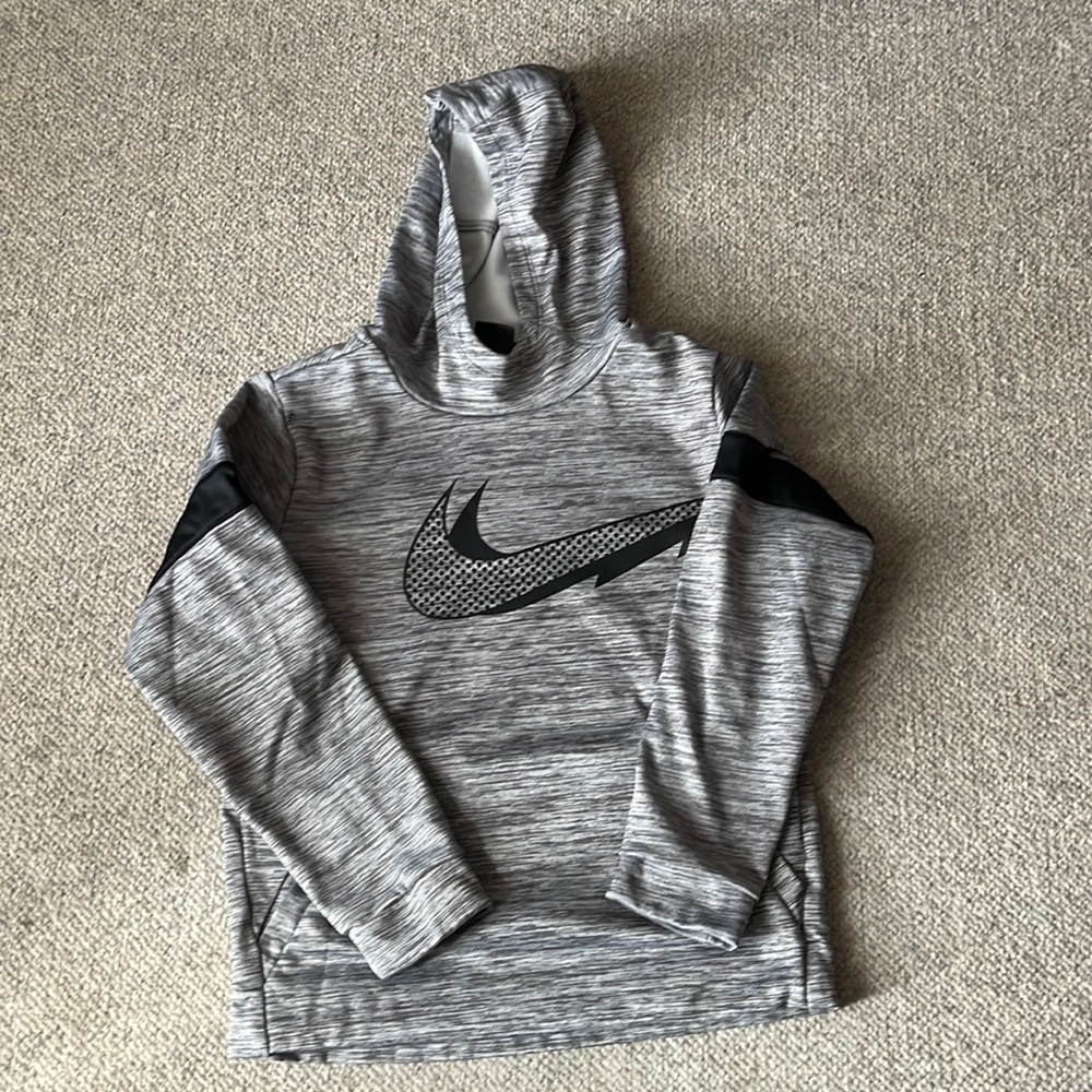 Nike large boys hooded sweatshirt